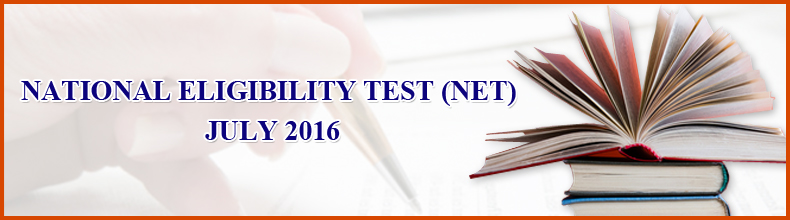 NATIONAL ELIGIBILITY TEST 2016